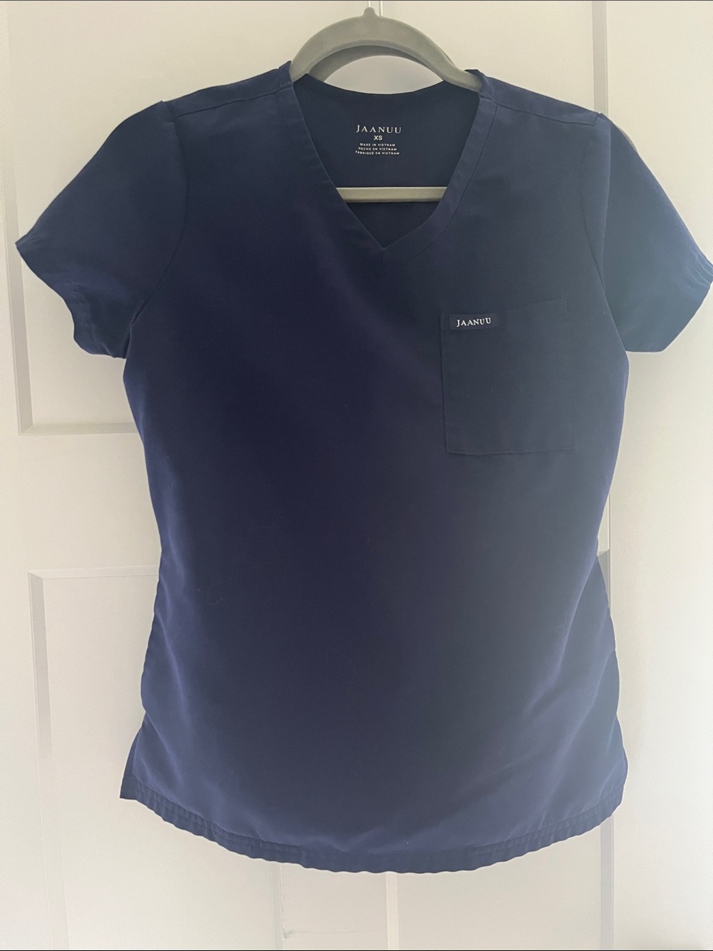 Jaanuu Navy Blue Jogger Scrub Set